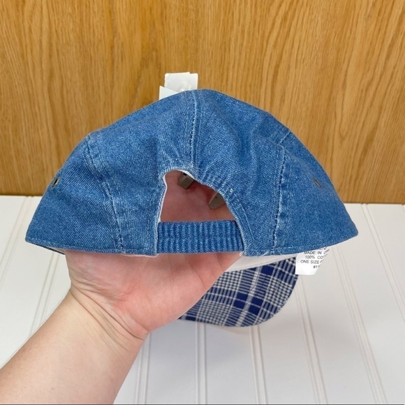 Vintage Disney Mickey Mouse Denim Strapback Hat - Picture 4 of 9